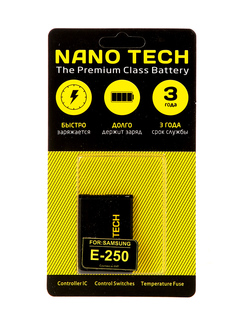 Аккумулятор Nano Tech для Samsung E250/C120/E50/X200/X450 Bluetec AB463446BU 800mAh