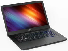 Ноутбук ASUS GL703GS-E5023 90NR00E1-M00310 (Intel Core i7-8750H 2.2 GHz/16384Mb/1000Gb + 256Gb SSD/No ODD/nVidia GeForce GTX 1070 8192Mb/Wi-Fi/Bluetooth/Cam/17.3/1920x1080/DOS)