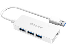 Хаб USB Orico HS4U-U3 White