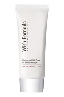 Солнцезащитный крем SPF 50 / Fermented Oil Free Dr Mild Sun Block SPF50+/PA+++, 65ml Wish Formula