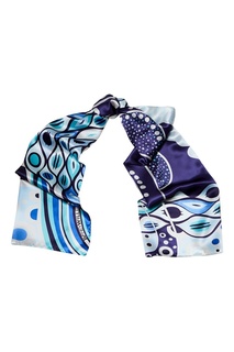 Шелковый шарф с контрастным принтом Freywille