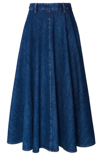 Длинная джинсовая юбка Miu Miu