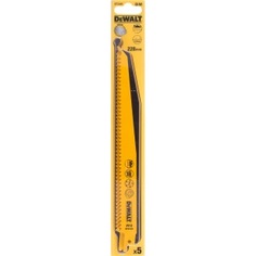Пилки для сабельной пилы (228 мм; шаг зубьев 4.2 мм) 5 шт. dewalt dt 2349