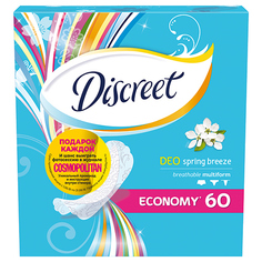 Прокладки ежедневные DISCREET DEO Spring breeze 60 шт