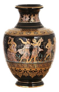 Ваза настольная (40 см) Греческие мотивы 54-112