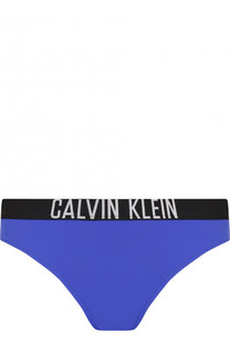 Однотонные плавки-бикини с логотипом бренда Calvin Klein Swimwear