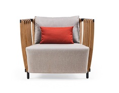 Кресло swing (ethimo) серый 97x77x85 см.