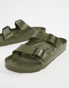 Сандалии хаки Birkenstock Arizona - Зеленый