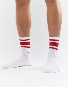 Белые носки с логотипом Champion - Белый