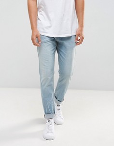 Светлые узкие джинсы Pull&Bear - Синий Pull&;Bear