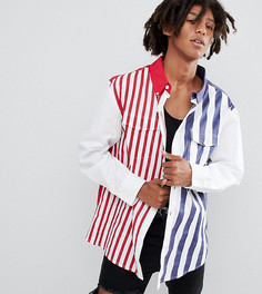 Рубашка в полоску Sacred Hawk - Белый