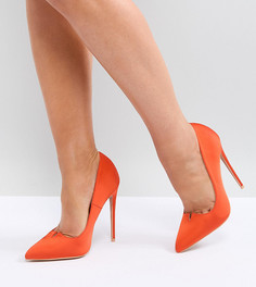 Туфли-лодочки для широкой стопы с вырезами Lost Ink - Оранжевый