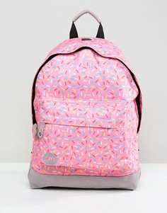 Классический рюкзак с принтом в форме брызг Mi-Pac - Розовый