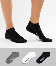 3 пары спортивных носков из дышащей ткани Only Play - Мульти