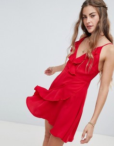 Платье с запахом Love & Other Things - Красный