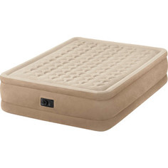 Надувная кровать Intex 64458 Ultra Plush Bed 152х203х46см (встроенный насос 220V)