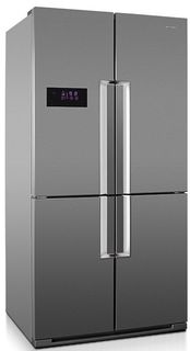 Холодильник VESTFROST VF 910 X, трехкамерный, нержавеющая сталь