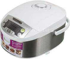 Мультиварка PHILIPS HD3136/03, 980Вт, серебристый/белый