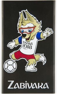 Внешний аккумулятор REDLINE J01 FIFA Волк, 4000мAч, черный [ут000015431]