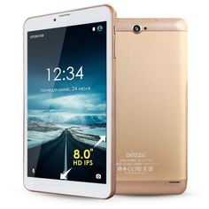 Планшет GINZZU GT-8005, 1GB, 8GB, 3G, Android 6.0 золотистый [00-00000833]