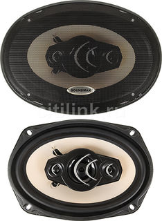 Колонки автомобильные SOUNDMAX SM-CSA694, коаксиальные, 240Вт, комплект 2 шт.