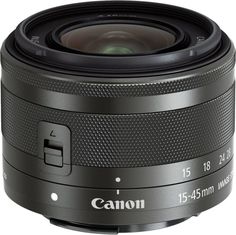 Объектив CANON 15-45mm f/3.5-6.3 EF-M STM, Canon EF-M, черный [0572c005]