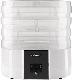 Сушилка для овощей и фруктов ZELMER ZFD2250W, белый, 4 поддона