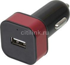 Автомобильное зарядное устройство WIIIX UCC-1-15B-RU, USB, 2.4A, черный