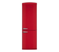 Холодильник SCHAUB LORENZ SLUS335R2, двухкамерный, красный