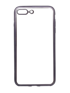 Аксессуар Чехол Liberty Project Silicone TPU для APPLE iPhone 8 Plus/7 Plus Transparent-Black frame 0L-00032445