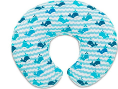 Подушка для кормления Chicco Boppy Blue Whales 08079902350000