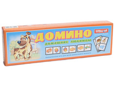 Настольная игра Stellar Домино Большое №15 Домашние любимцы Стеллар