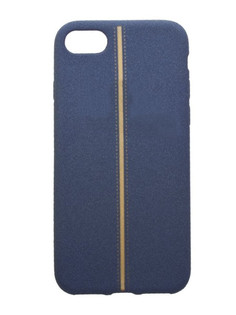 Аксессуар Чехол Liberty Project Silicone для APPLE iPhone 8 / 7 Blue-Gold 0L-00031822