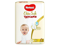 Подгузники Huggies Elite Soft Мега-Пак 3 6-11кг 54шт