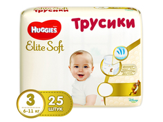 Подгузники Huggies Elite Soft Конв-Пак 3 6-11кг 25шт