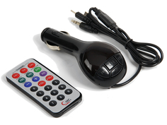 FM-Трансмиттер СИМА-ЛЕНД USB/Mp3/WMA/MicroSD Black 2506790