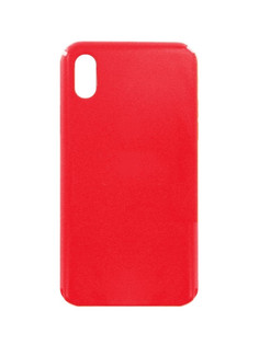 Аксессуар Чехол Krutoff для APPLE iPhone X Silicone Case Red 10818