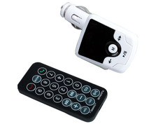 FM-Трансмиттер СИМА-ЛЕНД USB/Mp3/WMA/AUX/MicroSD/Bluetooth White 2506804