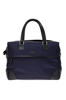 Синяя сумка из текстиля Canali