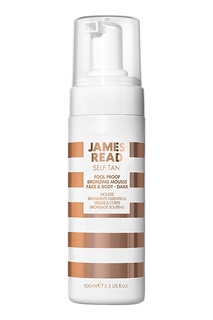 Бронзирующий мусс для лица и тела темный FOOL PROOF BRONZING MOUSSE FACE & BODY, 100 ml James Read