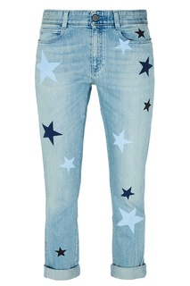 Голубые джинсы со звездами Stella Mc Cartney