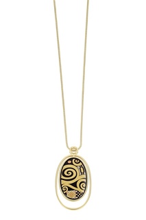 Двойная овальная подвеска с эмалью Freywille