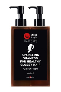 Шампунь для волос Sparklinng Shampoo for Healthy Glossy Hair, 400 ml Enhel Beauty