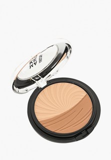Пудра Make Up Factory матовая бронзовая компактная, тон 08 "Солнечный поцелуй"