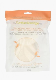 Спонж для очищения лица The Konjac Sponge Co Therapist Duo Pack