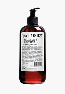 Жидкое мыло La Bruket для тела и рук 104 BERGAMOT/PATCHOULI 450 мл