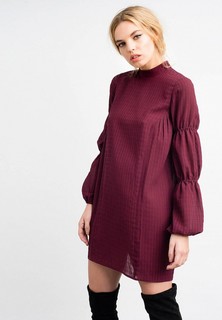 Платье LOST INK HIGH NECK GATHERED SLEEVE SWING