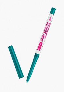 Карандаш для глаз Pupa SPORT ADDICTED WATERPROOF LINER, тон 004 Спортивный изумрудный