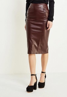 Юбка LOST INK PLEAT POCKET PU PENCIL SKIRT