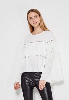 Блуза Lost Ink Petite P DOUBLE LAYER PLEATED TEE